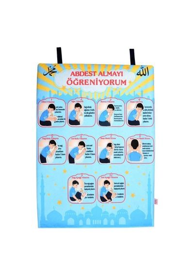 Abdest Almayı Öğreniyorum Panosu cırtcırtlı