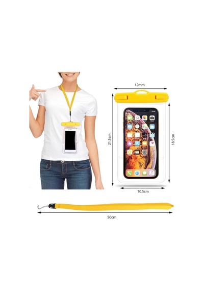 Su Geçirmez Telefon Kılıfı Universal Waterproof Kılıf Askılı Deniz, Havuz, Tatil İçin Dayanıklı Koruma