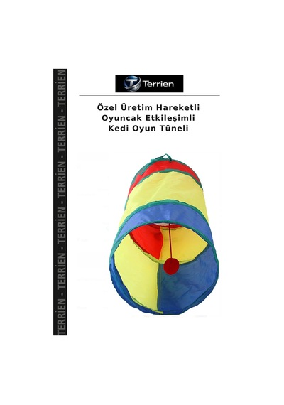 Özel Üretim Hareketli Oyuncak Etkileşimli Kedi Oyun Tüneli