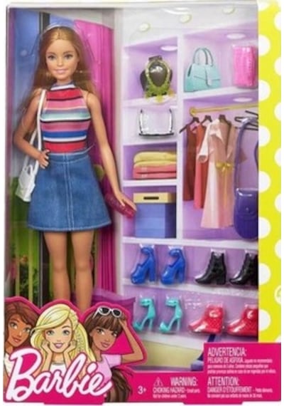 Barbie Bebek ve Muhteşem Aksesuarları Oyun Seti Fvj42