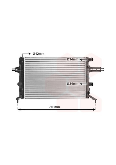 Cooltec Cool-10vwsho3m Radyatöru 731212538 Su Volkswagen Sharan