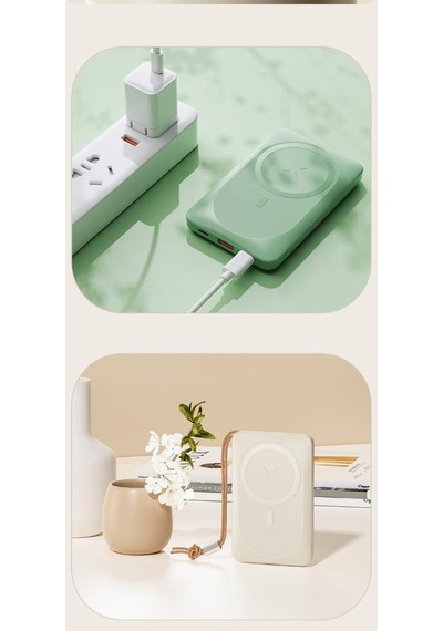 Rock P89 10.000 Mah 20w Magsafe Kablosuz Şarjlı Powerbank Siyah