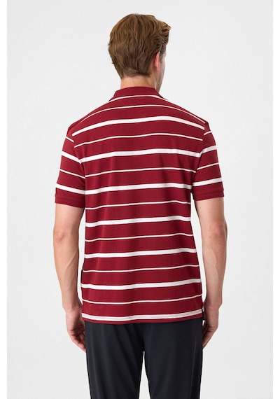 Back And Bond Regular Fit Bordo Düğmeli Polo Yaka Tişört