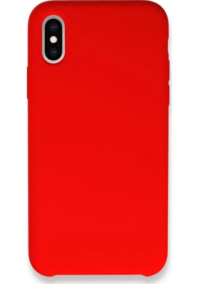 Newface Apple İphone Xs Max Kılıf Lansman Legant Silikon - Kırmızı