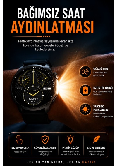 Sonreir Watch Hw18 Pro+ 2026 Erkek Akıllı Saat  (Distribütör Garantili)