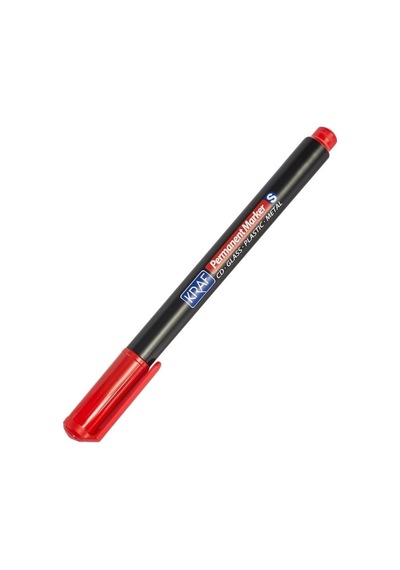 KRAF ASETAT KALEMI OHP PLUS 290 (S) KIRMIZI - (12 Adet) Kırmızı