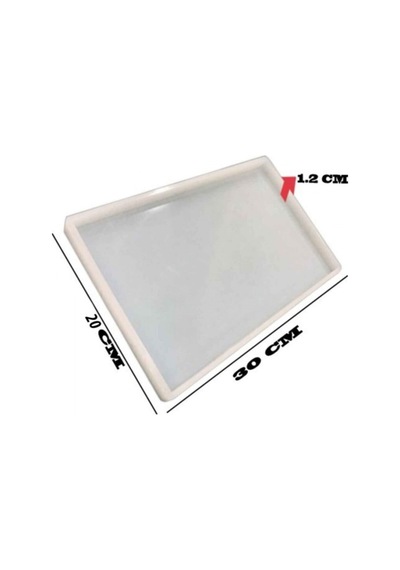 Epoksi Silikon Kalıp Tepsi Kalıbı Dikdörtgen 20x30 Cm Diğer