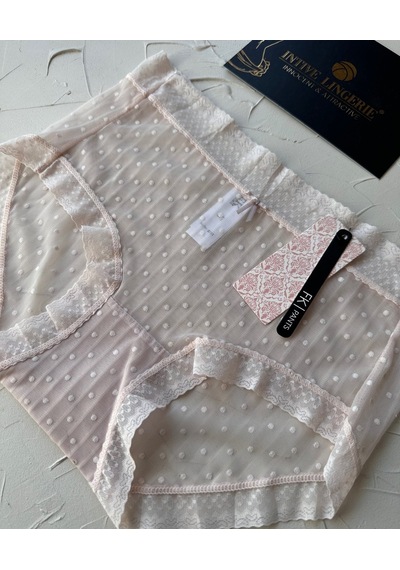 Lily Baby Puantiyeli Pamuk Ağlı Transparan Esnek Normal Bel İthal Pudra