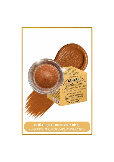 Kuatra Golden Sun Çok Amaçlı Işıltı Veren Balm 7 ML