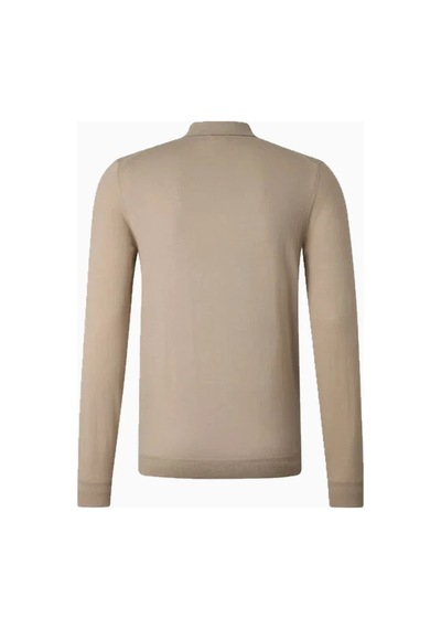 Bogner Fire&ıce Bogner Jake Yün-kaşmir Lüks Stil, Erkek Triko Polo Sweatshirt Camel