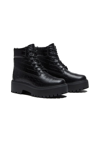 Timberland Stone Street 6 Inch Lace Up Boot Kadın Outdoor Botu Tb0a5thxw021 Siyah
