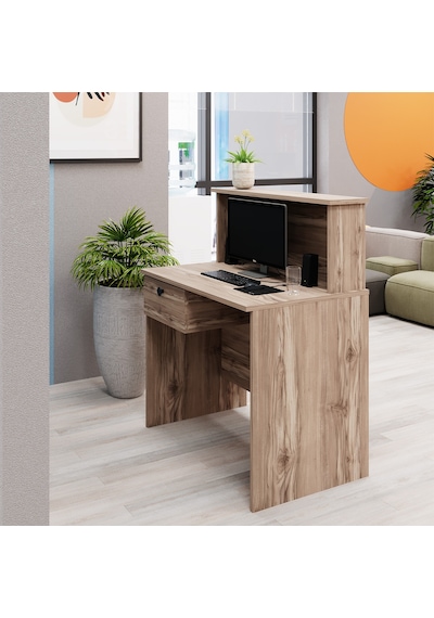 Venüs 90 Cm Çekmeceli Banko, Sekreter Masası, Ofis Masası, Vns04