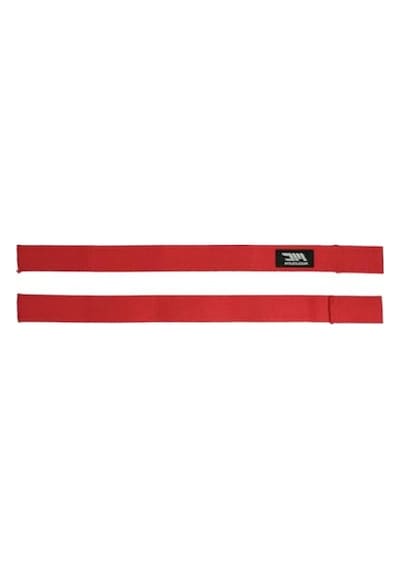 Kırmızı Renkli Lifting Strap, Ağırlık Antrenmanları İçin Altın