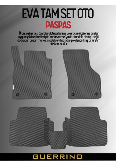 Volkswagen-polo- 2009-2017 İçin Eva İç Paspas Takımı Metal Topukluk Hariç -79