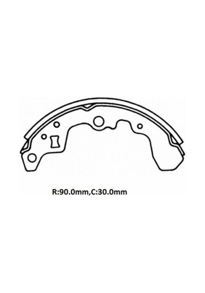 Suzukı Swıft- Sd- 89/96 Arka Fren Pabucu 90x30 Daıwa 53210-82030
