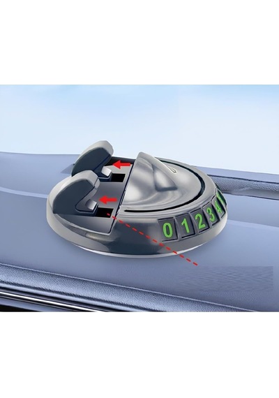 360 Dönebilen Yapışkanlı Numaratörlü Araç Telefon Tutucu 2 Mixed 97792532