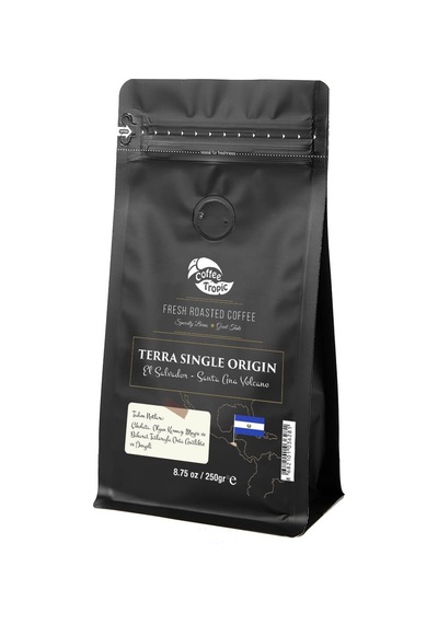 Coffeetropic Terra Single Origin El Salvador Santa Ana Volcano Öğütülmüş French Press 250 G