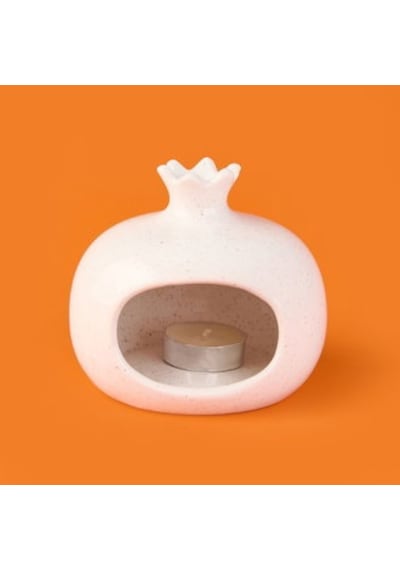 Deco Melograno Buhurdanlık - Beyaz - 10 Cm Çok Renkli