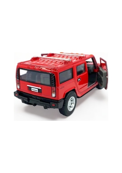 Metal Model Hummer Lisanslı Die-cast Araç 1,36 Çek Bırak Kapı Aç Kapa Hummer H2