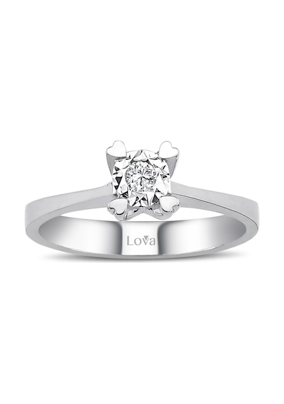 Lova 0,50 Karat Efektli Pırlanta Tektaş Yüzük - 1070092