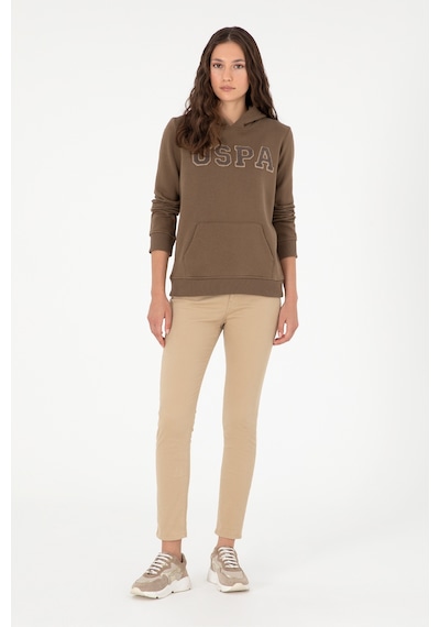U.s. Polo Assn. Kadın Kum Pantolon Kanvas-chino 50290499-vr085 Kum