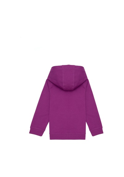 U.S. Polo Assn. Kız Çocuk Menekşe Fermuarlı Sweatshirt 50296942-VR037