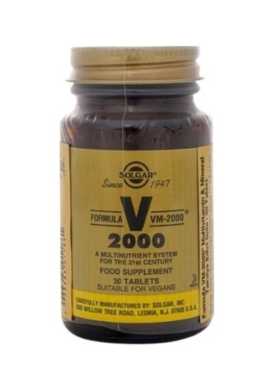 Solgar Vm 2000 Multivitamin 30 Tablet