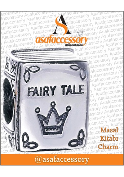 Masal Kitabı Charm Gümüş