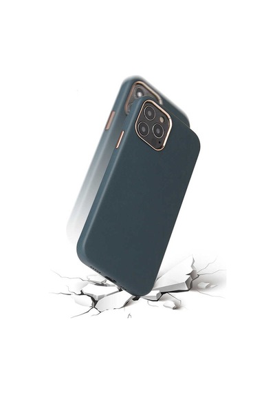 Apple Uyumlu iPhone 12 Pro Max Kılıf Zore Eyzi Kapak Lacivert