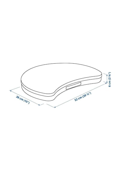 Öjulf Laptop Desteği - Gri - 52x38 Cm Dizüstü Bilgisayar Desteği