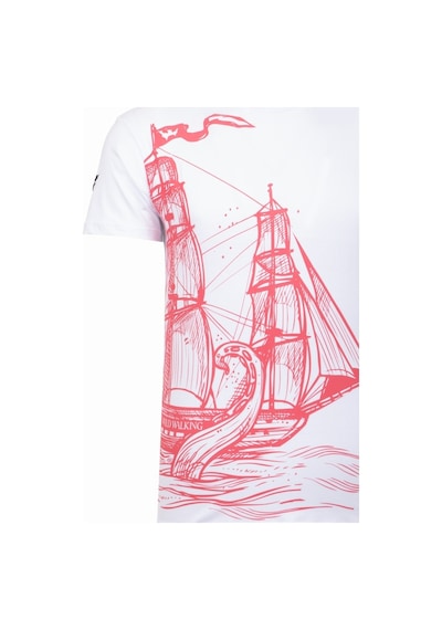 The Wıld Walkıng Erkek Sıfır Yaka T-Shirt (504685101) Beyaz