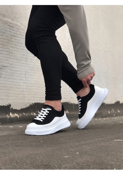 Aymood Jy507 Alone Bağcıklı Süet Cilt Erkek Günlük Sneaker Ayakkabı Scbt Siyah/beyaz Aymood Jy507 Alone Bağcıklı Süet Cilt Erkek Günlük Sneaker Ayakkabı Scbt Siyah/beyaz
