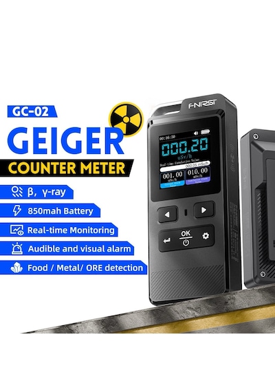 Fnirsi Gc-02 Geiger Sayacı Nükleer Radyasyon Test Cihazı