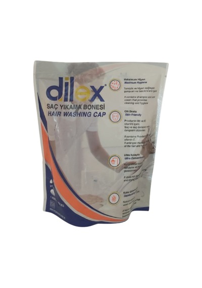 Dilex Antibakteriyel Saç Yıkama Bonesi 2Adet