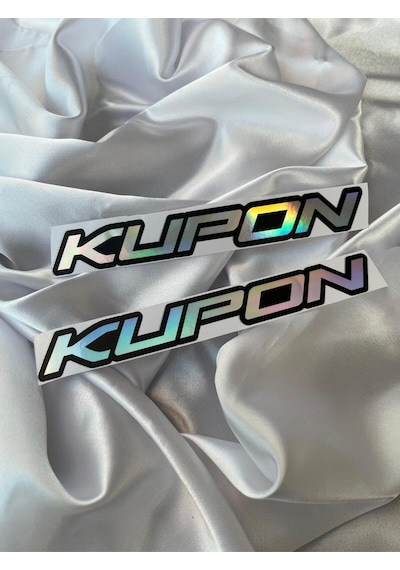 Kupon Hologram Sticker 2 Adet Oto Moto Aksesuar