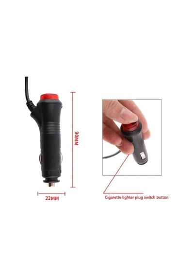 Tiger Marketing 12 Ledli Cam Içi Çakar Vantuzlu Çakar Lamba Kırmızı-beyaz-mavi