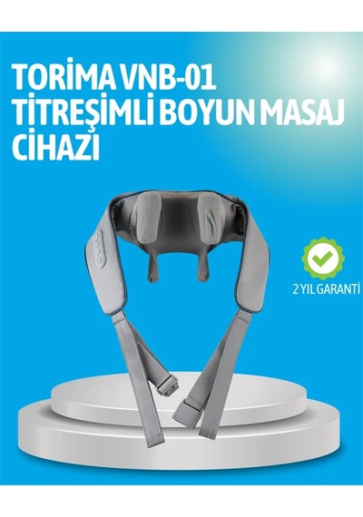 Vnb-01 Titreşimli Boyun Masaj Aleti Gri Renk 62665075