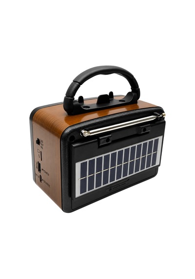 Prokama Nostaljik Tasarım Solarlı Bluetooth Radyo Yedek Pili