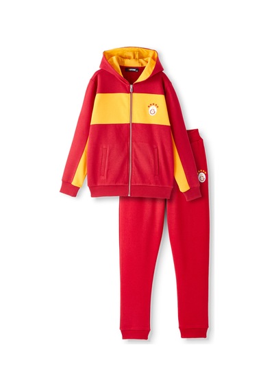 Gsstore Galatasaray Çocuk Eşofman Takım C252087 Sarı - Kırmızı