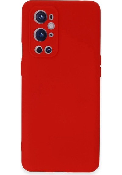 Newface - 354 - One Plus 9 Pro Kılıf Nano İçi Kadife Silikon - Ece-umay - - Kırmızı