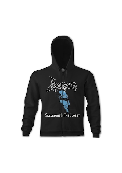 Venom - Skeletons In The Closet Siyah Erkek Kapşonlu