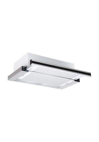 Silverline 1140 Crystal Line Sürgülü Aspiratör Siyah Inox