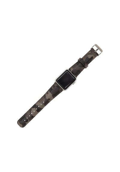 Bouletta Apple Watch Uyumlu Deri Kordon 42-44-45Mm Kamuflaj Bej