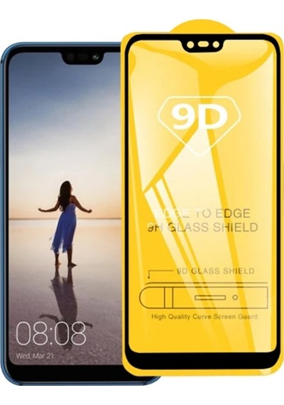 Ally Oppo Realme C11 9d Full Glue Tempered Cam Ekran Koruyucu- 5775