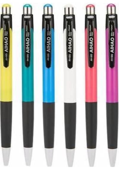 Aihao Ah-505 Tükenmez Kalem 1 MM 12Li Paket