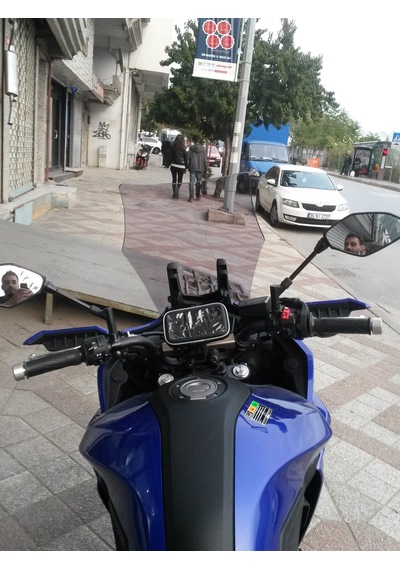 2016-19 Yamaha Mt07 Tracer Uzun Ön Cam Açık Füme Zeus 4mm 54cm Mt 07
