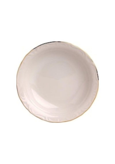 Porland Yaldızlı Yemek Tabağı 6'lı 19 CM