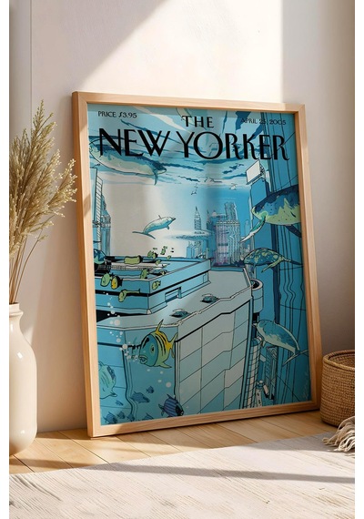 The New Yorker Çerçeveli Tablo April 25 2005