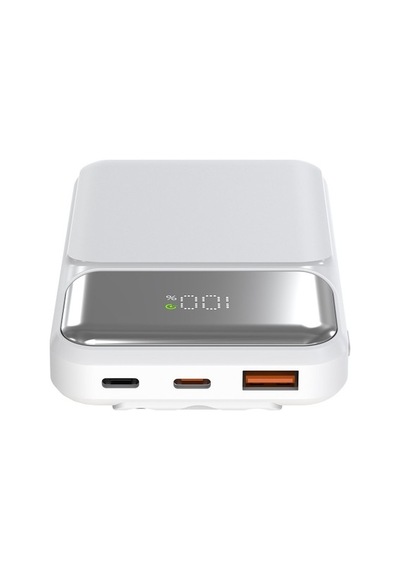 Beyaz 10000mah Taşınabilir Powerbank, Hızlı Şarj Özellikli 30.000 Mah