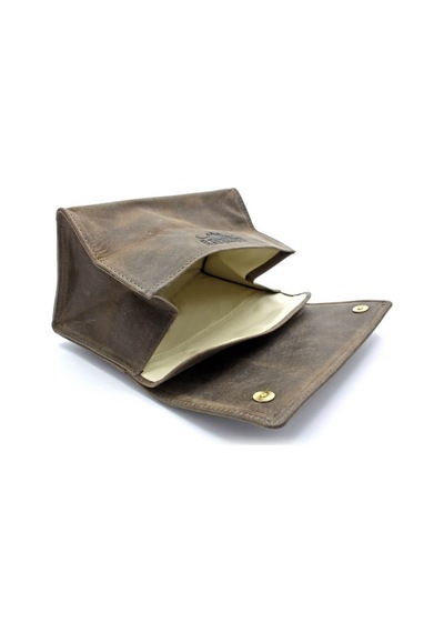 Rattray's Peat Tobacco Pouch 3 Kahve Deri Pipo Tütün Kesesi 131590